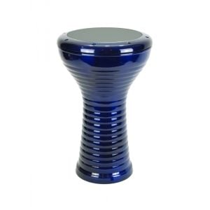 Darbuka Cast Blue Pipe Patterned