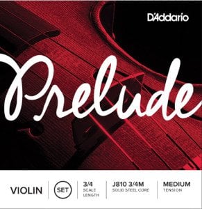 D'addario J810 3/4M Medium Tension Keman Teli