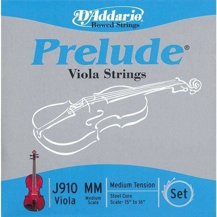 D'addario J910MM Medium Tension Prelude Viyola Teli