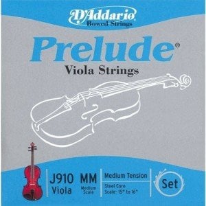 D'addario J910MM Medium Tension Prelude Viyola Teli