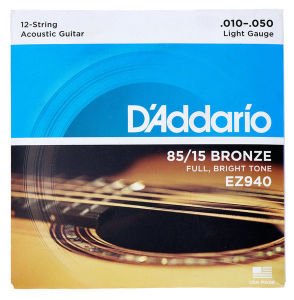 D'Addario EZ940 12 Telli Akustik Gitar Teli 010-050