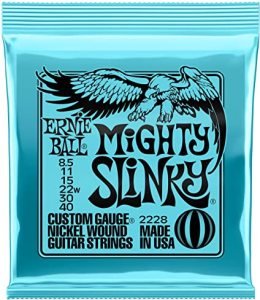 ERNIE BALL P02228 - Mighty Slinky Nickel Wound 8.5-40 Elektro Gitar Teli