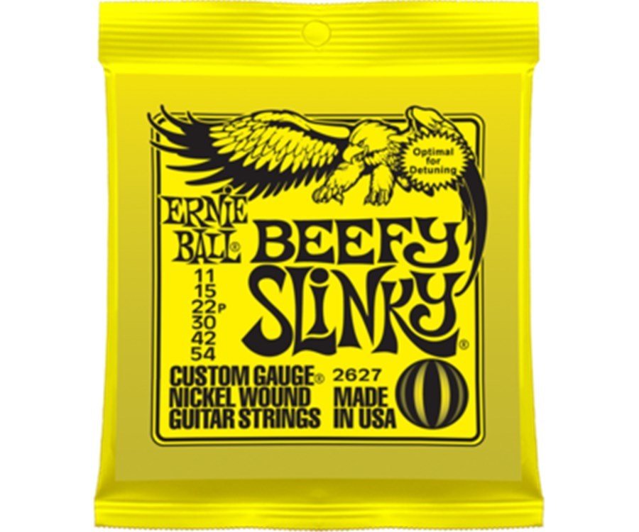Ernie Ball P02627 Beefy Slinky Nickel 11-54 Elektro Gitar Teli