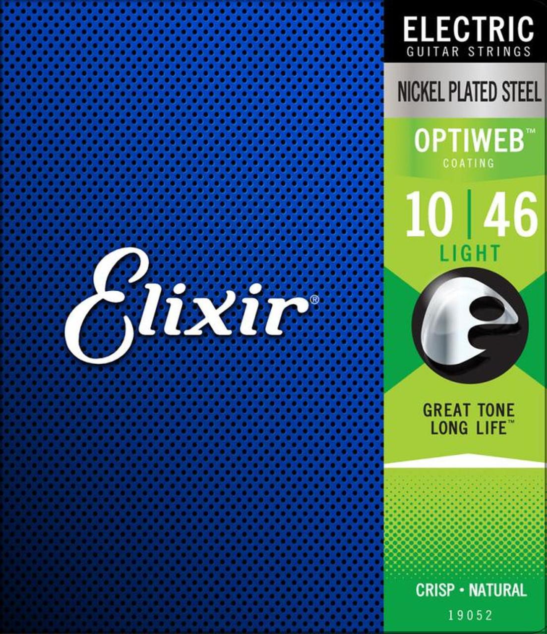 Elixir 19052 Optiweb Light Elektro Gitar Teli (10-46)