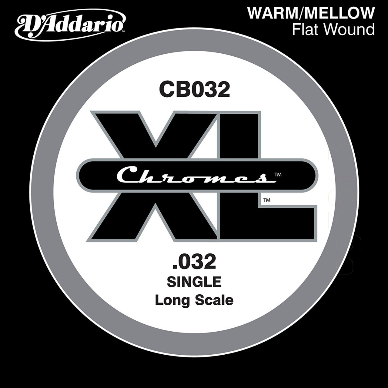 D'addario CB032 .032 gauge Chrome flatwound bass string .032 Tek Tel - Bas Gitar Tek Tel
