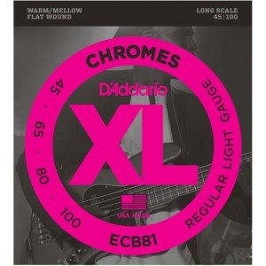D'Addario ECB81 Chromes Bas Gitar Teli (45-100)