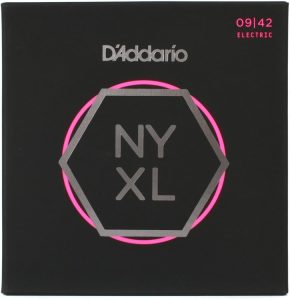D'Addario NYXL0942 Nickel Wound, Super Light, 09-42 Takım Tel - Elektro Gitar Teli 009-42