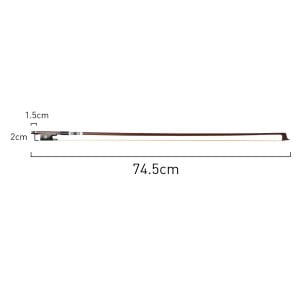 Tonal VB100 3/4 Abanoz Topuk Keman Yayı Brazilwood