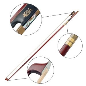 Tonal VB200 4/4 Abanoz Topuk Keman Yayı Brazilwood