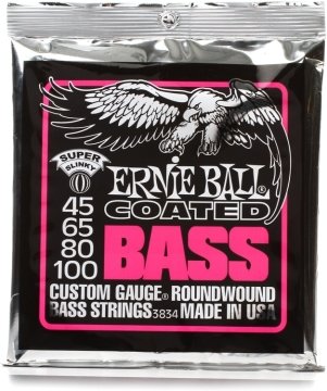 ERNIEBALL P03834 COATED BASS SUPER SLINKY BAS GİTAR TELİ