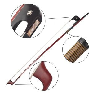 Tonal VBKA100 4/4 Abanoz Topuk Kontrbas Yayı Brazilwood