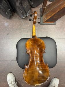 Tonal HDV41 Üst Kalite Masif Ağaç Keman Abanoz Aksamlı