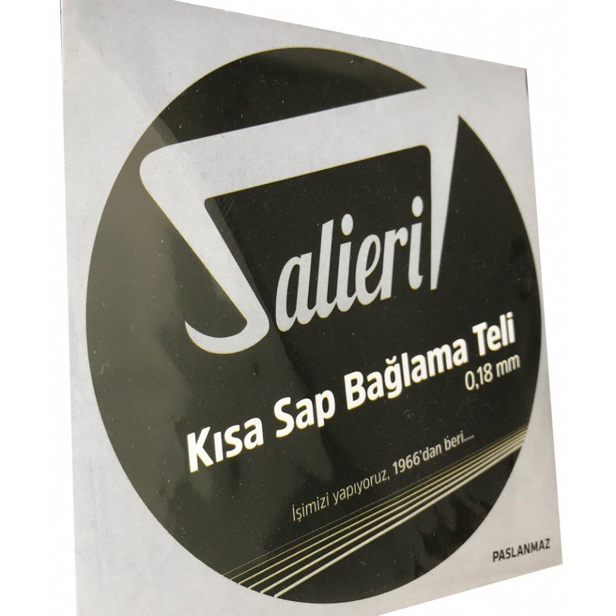 Salieri 0.18 Paslanmaz Kısa Sap Bağlama Teli