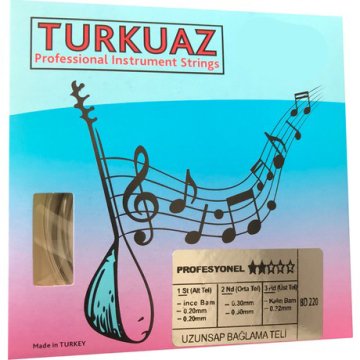 Turkuaz BD220 0.20 MM Uzun Sap Bağlama Teli