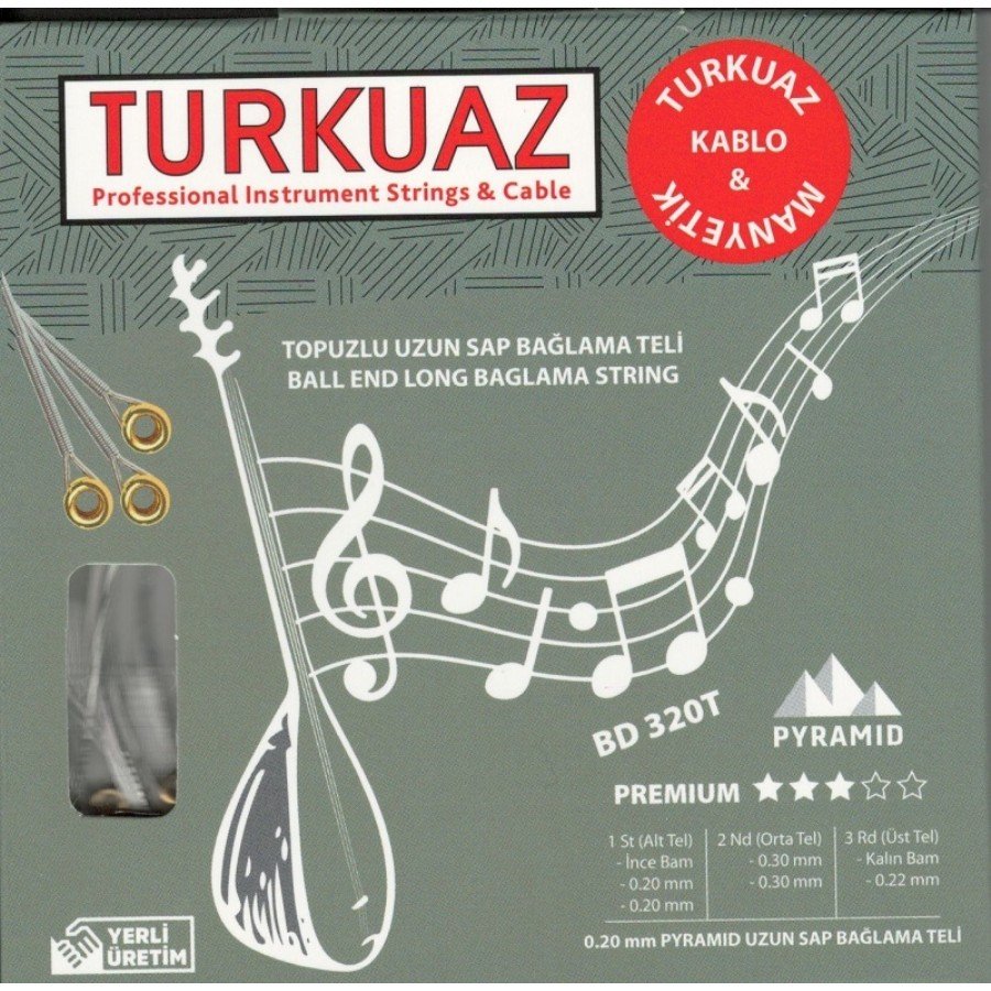 Turkuaz BD320T 0.20 MM Uzun Sap Bağlama Teli